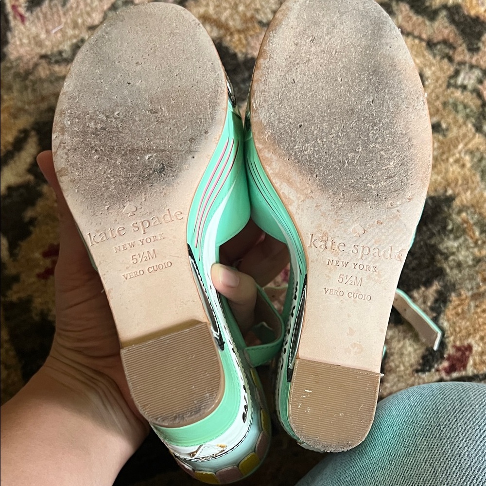 Kate Spade Mint Green Ice Cream Wedges - Picture 3 of 4